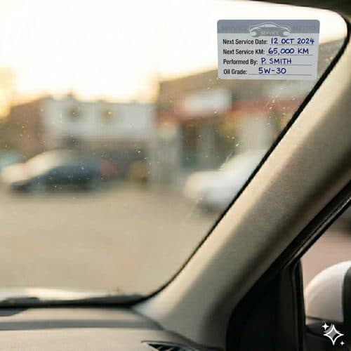 Vehicle Service Stickers