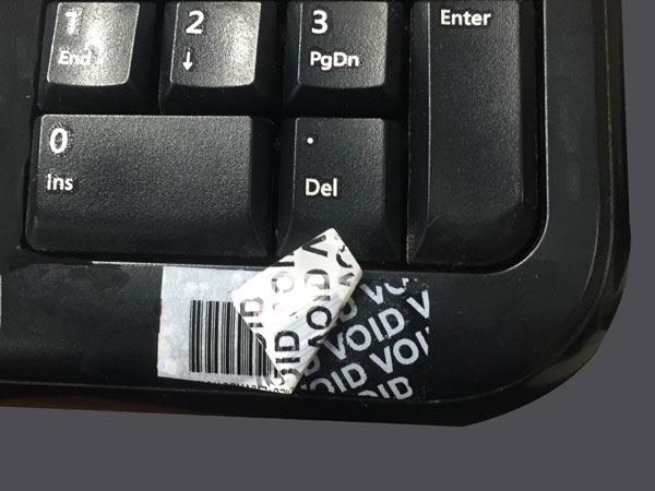 Security Void Labels