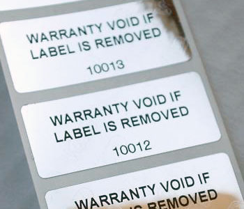 Security Void Labels